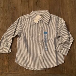 Children’s Place Blue/White Button Down Shirt
